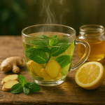 Infusión de Menta y Jengibre para Mejorar la Digestión y Aliviar Cólicos